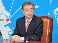 [포토] 면담 갖는 새정치민주연합 문재인 대표