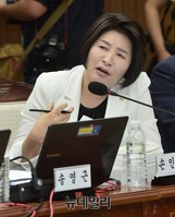 [포토] 질의하는 손인춘 의원