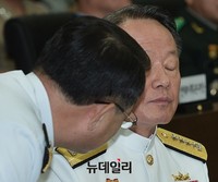 [포토] 보고받는 최윤희 합참의장