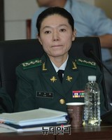 [포토] 합참 국감, 김주희 심리전단장