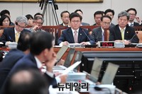 [포토] 국정감사 참석한 홍용표 통일부 장관