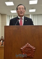 [포토] 증인선서하는 박창명 병무청장