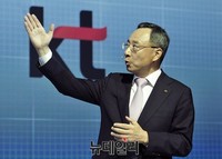 [포토] 기자간담회 갖는 KT 황창규 회장