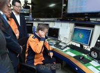 [포토] 용산소방서 찾은 문재인 대표