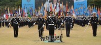 [포토] 국군의날, 열병한 우리군 지휘부