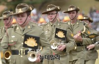 [포토] 호주군 군악 퍼포먼스