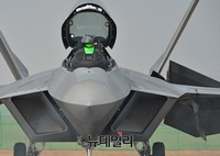 [포토] 2015 아덱스서 만난 F-22 랩터 스텔스전투기