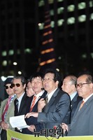 [포토] 국정교과서 촉구하는 애국단체들