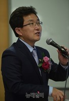 [포토] 금융정책방향 포럼, 격려사하는 김용태 정무위 간사