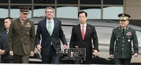 [포토] 국방부 방문한 애슈턴 카터 미 국방장관