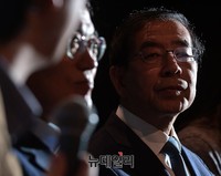 [포토] 청년 질의듣는 박원순-문재인