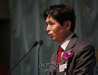 [포토] 환영사하는 최준선 한국항공우주정책 법학회장