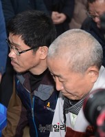 [포토] 동행하는 한상균-도법