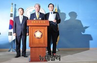 [포토] 탈당회견 갖는 새정치 현역의원들