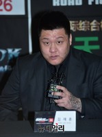 [포토] 로드FC 출사표 던지는 김재훈 선수