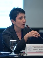 [포토] 후마니타스 국제 암 심포지엄 참석한 하버드 '릴리아나 보데아누'