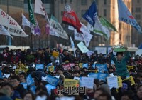 [포토] 3차 민중총궐기, 노동자 속 노동자