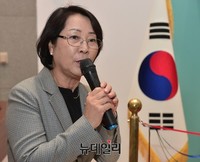 [포토] 대한민국의 탄생, 인사말하는 김효선 건국이념보급회 사무총장