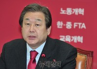 [포토] 최고위원회의 참석한 김무성 대표