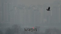 [포토] 아파트도 삼켜버린 미세먼지