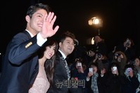 [KBS연기대상] 입장하는 세MC 박보검-김소현-전현무