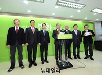 [포토] 안철수 신당 '북한 핵실험 관련 성명 발표'