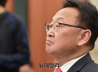 [포토] 질의 기다리는 유일호 장관 후보자