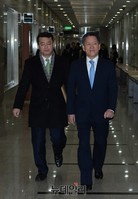 [포토] 탈당기자회견 입장하는 주승용 의원