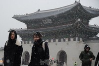 [포토] 눈 내리는 광화문