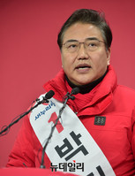 [포토] 오세훈-박진, 종로서 충돌