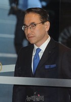 [포토] 신임임원 만찬 참석한 홍원표 삼성 SDS 사장