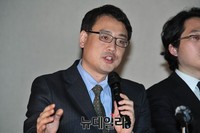 [포토] 병국총 부산 대회에서 발언하는 변희재 대표