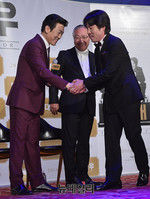 [포토] 영화 '대배우'서 만난 오달수-이경영-윤제문