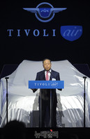 [포토] '티볼리 에어' 축사하는 쌍용차 최종식 대표이사