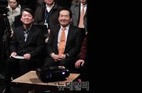 [포토] 이세돌vs알파고 대국 시청하는 안철수-정세균