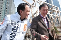 [포토] 지지호소 하는 무소속 강승규 후보