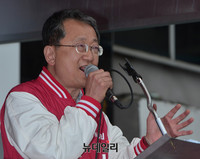 [포토] 4선 도전하는 진주 을 김재경 후보