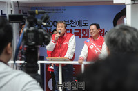 [포토] 김무성 대표, 이사철 후보 지원유세