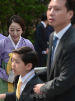 [포토] 현대차-애경 결혼식 참석한 노현정 전 아나운서