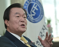 [포토] 한국자유총연맹 김경재 회장 