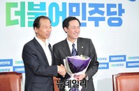 [포토] 우상호 원내대표 찾은 최문순 강원도지사
