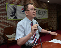 [포토] 이승만바로세우기 강연하는 마이클리 전 CIA 조정관