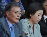 [포토] 5.18 전야제 참석한 문재인-심상정