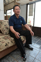 [포토] 제주 강정마을 57년지기 강희상 씨