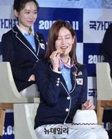 [포토] 아이스하키 국가대표로 스크린 복귀하는 배우 오연서