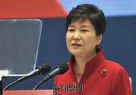 [포토] 새누리당 4차 전당대회, 축사하는 박근혜 대통령