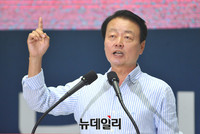 [포토] 8.9 새누리당 전당대회 정견발표 하는 한선교 후보