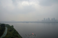 [포토] 백로(白露)에 찾아온 미세먼지