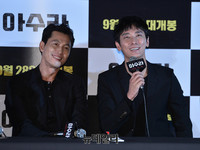 [포토] '아수라', 선후배 형사로 호흡맞춘 정우성-주지훈