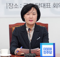 [포토] 해상주권 좌담회서 발언하는 추미애 대표